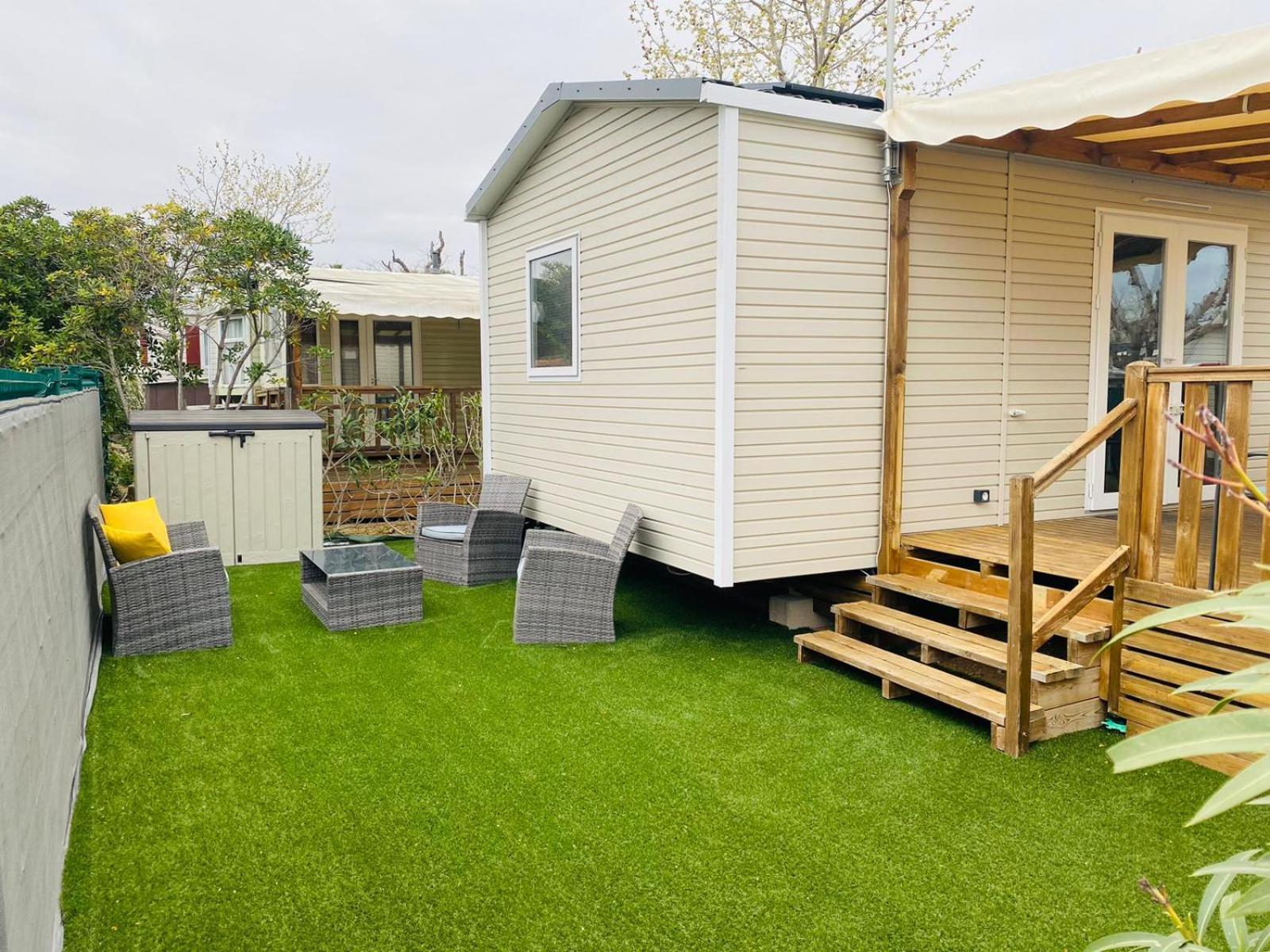 Mobil Home Familial Neuf De 2024 Pour 8 Personnes 발라 플라주 외부 사진